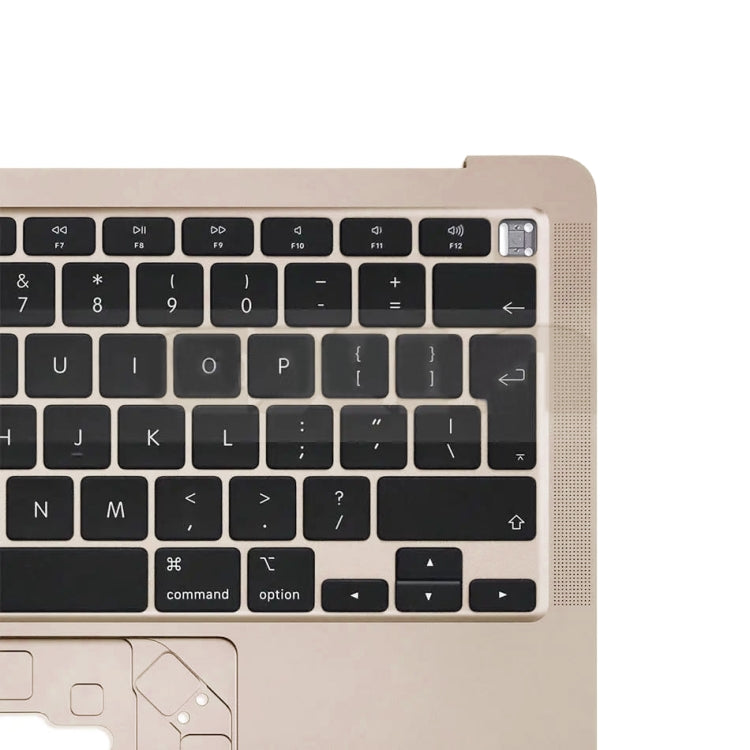 For Macbook Air 13 2020 M1 A2337 C-side Cover + UK Edition Key Board (Gold) - Bottom Cover by PMC Jewellery | Online Shopping South Africa | PMC Jewellery