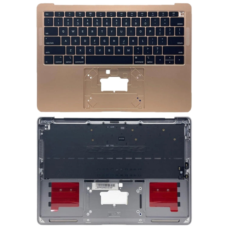 For Macbook Air 13 2020 M1 A2337 EMC3598 C-side Cover + US Edition Key Board (Gold) - Bottom Cover by PMC Jewellery | Online Shopping South Africa | PMC Jewellery