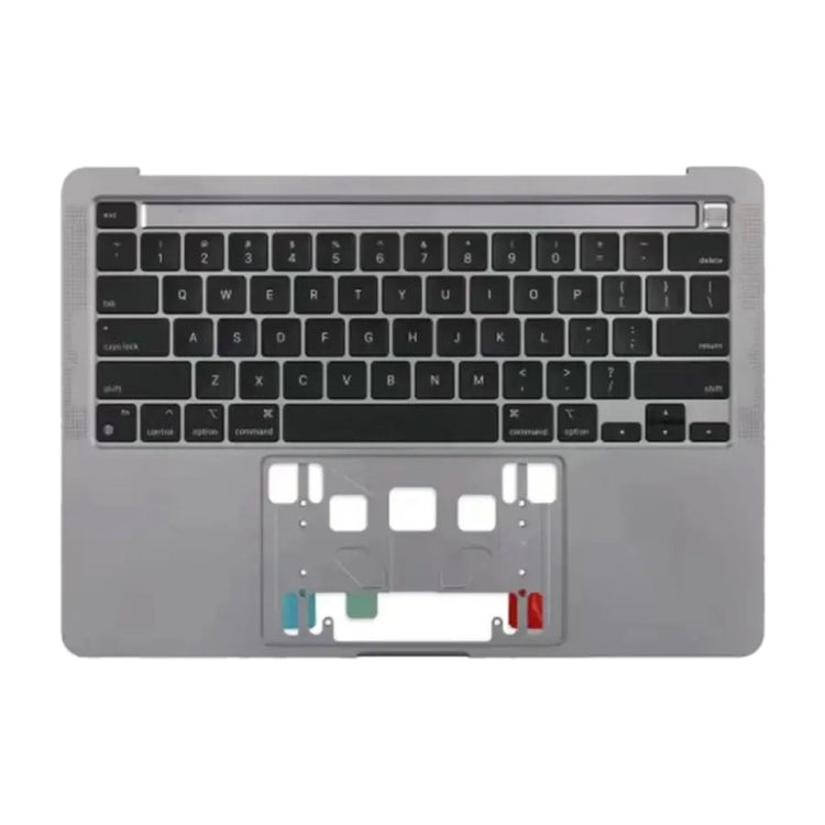 For MacBook Pro Retina 13 inch A2289 2020 C-side Cover + US Edition Key Board (Grey) - Bottom Cover by PMC Jewellery | Online Shopping South Africa | PMC Jewellery