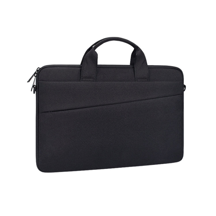 ST03S 15.6 inch Universal Double Side Pockets Wearable Oxford Cloth Soft Handle Portable Laptop Tablet Bag(Black) - 15.6 - 17 inch by PMC Jewellery | Online Shopping South Africa | PMC Jewellery | Buy Now Pay Later Mobicred