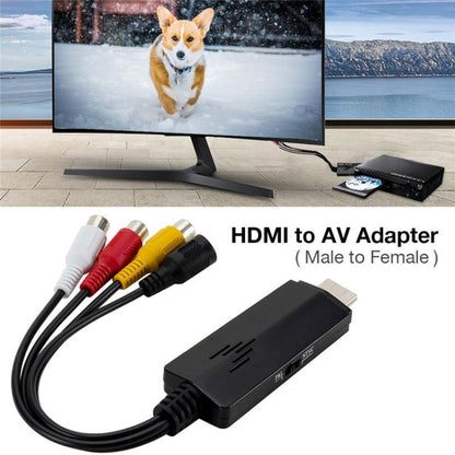 HD Video to 3RCA AV CVBS Converter Adapter - Converter by PMC Jewellery | Online Shopping South Africa | PMC Jewellery | Buy Now Pay Later Mobicred