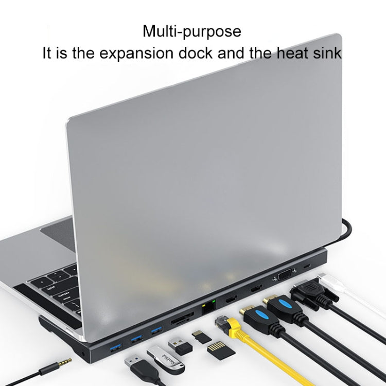 Blueendless 11 In 1 Multi-function Type-C / USB-C HUB Expansion Dock - USB HUB by Blueendless | Online Shopping South Africa | PMC Jewellery | Buy Now Pay Later Mobicred