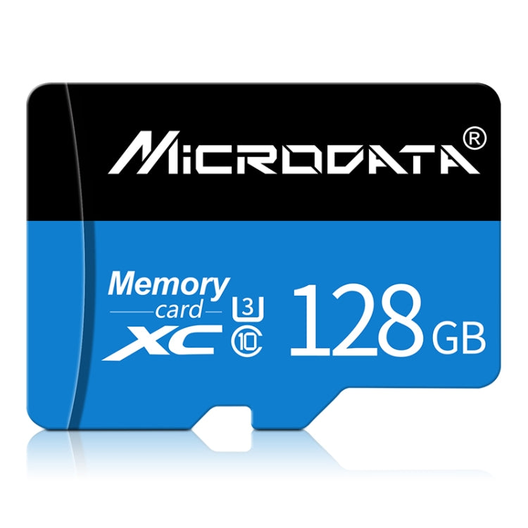 MICRODATA 128GB U3 Blue and Black TF(Micro SD) Memory Card - Micro SD Card by MiCRODATA | Online Shopping South Africa | PMC Jewellery | Buy Now Pay Later Mobicred