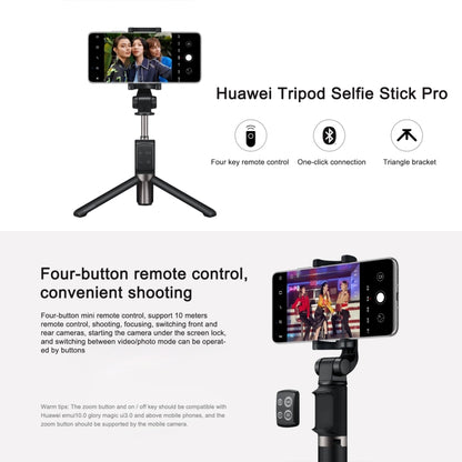 Original Huawei Wireless Bluetooth Tripod Self Timer Selfie Stick (White) - Selfie Sticks by Huawei | Online Shopping South Africa | PMC Jewellery | Buy Now Pay Later Mobicred