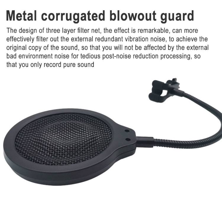 TEYUN PS-3 Microphone Blowout Cover (Black) - Stand by PMC TechLife | Online Shopping South Africa | PMC TechLife | Buy Now Pay Later Mobicred