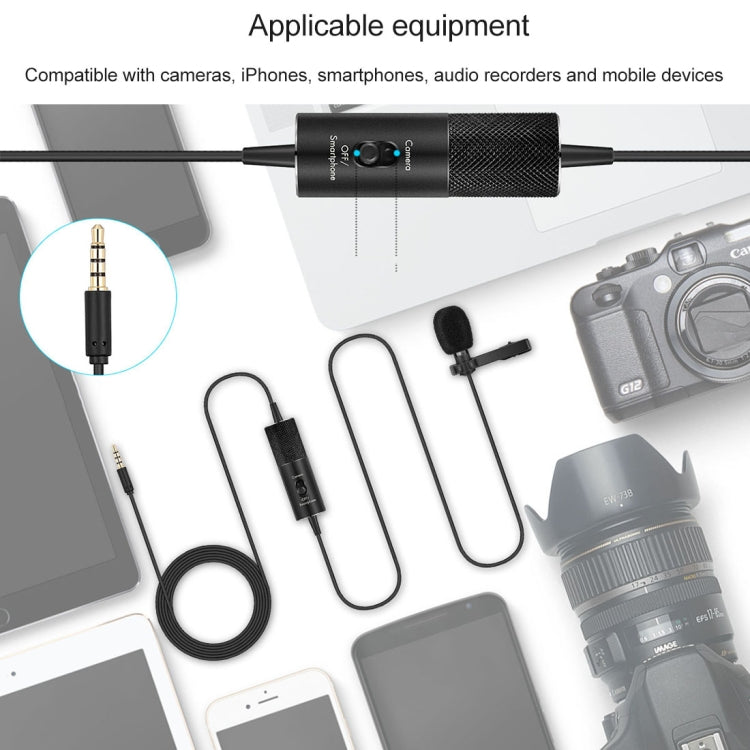 Yanmai R955S Professional Clip-on Lapel Mic Lavalier Omni-directional Condenser Microphone, For Live Broadcast, Show, KTV, etc - Microphone by Yanmai | Online Shopping South Africa | PMC Jewellery | Buy Now Pay Later Mobicred