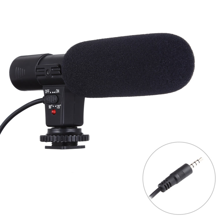 MIC-02 30-18000Hz Rate Sound Clear Stereo Microphone for Smartphone, Cable Length: 28cm - Microphone by PMC Jewellery | Online Shopping South Africa | PMC Jewellery | Buy Now Pay Later Mobicred