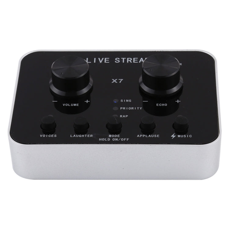 X7 Live Broadcast Audio USB Headset Microphone Webcast Entertainment Streamer Sound Card for Phone, Computer PC - USB Sound by PMC Jewellery | Online Shopping South Africa | PMC Jewellery | Buy Now Pay Later Mobicred