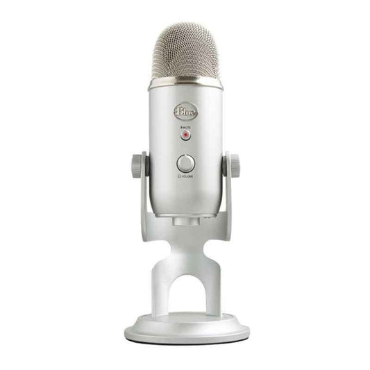 Logitech Blue Yeti USB Condenser Microphone(Silver) - Microphone by Logitech | Online Shopping South Africa | PMC Jewellery | Buy Now Pay Later Mobicred