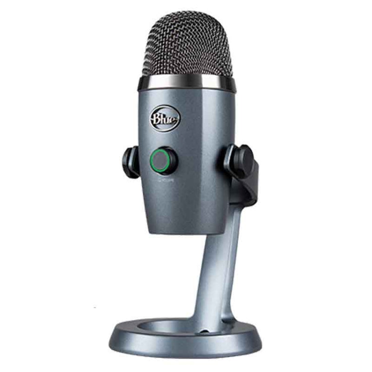 Logitech Blue Yeti Nano Condenser Digital USB Live Broadcast Microphone (Grey) - Microphone by Logitech | Online Shopping South Africa | PMC TechLife | Buy Now Pay Later Mobicred