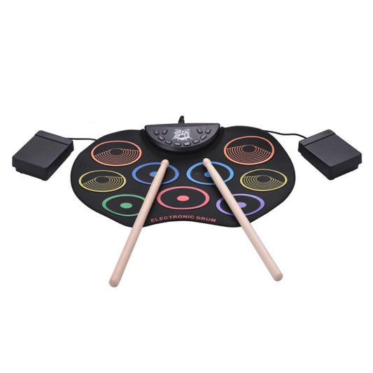 USB Colorful Hand Roll Electronic Drum Children Percussion Instrument - Percussion Instruments Accessories by PMC Jewellery | Online Shopping South Africa | PMC Jewellery