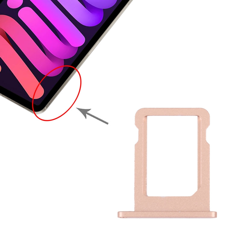 SIM Card Tray for iPad Mini 2021 A2568 (Rose Gold) - iPad mini Parts by PMC Jewellery | Online Shopping South Africa | PMC Jewellery | Buy Now Pay Later Mobicred