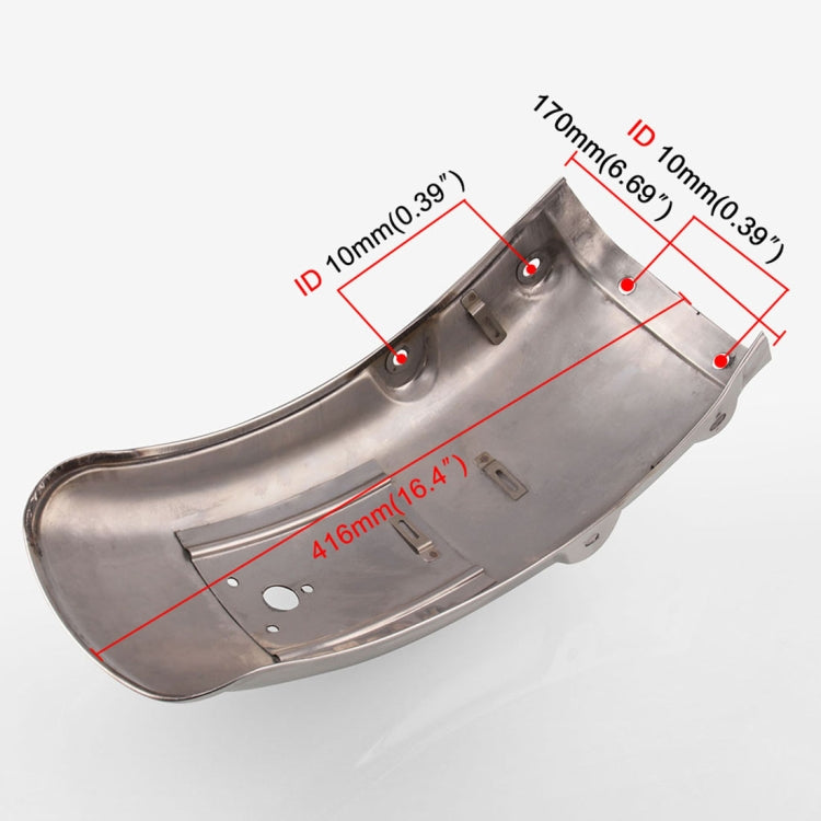 MB-WE019 Motorcycle Modified Stainless Steel Rear Mudguards Rear Tire Fender for Suzuki GN125 / GN250 - Others by PMC Jewellery | Online Shopping South Africa | PMC Jewellery