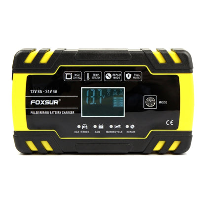 FOXSUR 12V-24V Car Motorcycle Truck Repair Battery Charger AGM Charger, US Plug - Battery Charger by FOXSUR | Online Shopping South Africa | PMC Jewellery | Buy Now Pay Later Mobicred
