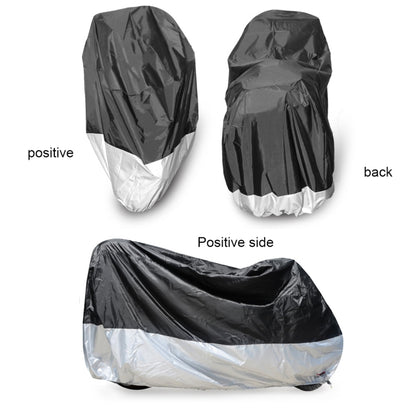 210D Oxford Cloth Motorcycle Electric Car Rainproof Dust-proof Cover, Size: XL (Silver) - Raincoat by PMC Jewellery | Online Shopping South Africa | PMC Jewellery | Buy Now Pay Later Mobicred