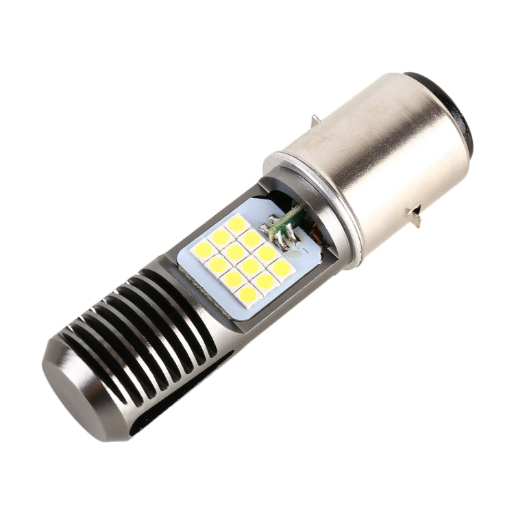 BA20D DC12V / 7.4W Motorcycle LED Headlight with 24LEDs SMD-3030 Lamp Beads (White Light) - Headlights by PMC TechLife | Online Shopping South Africa | PMC TechLife | Buy Now Pay Later Mobicred