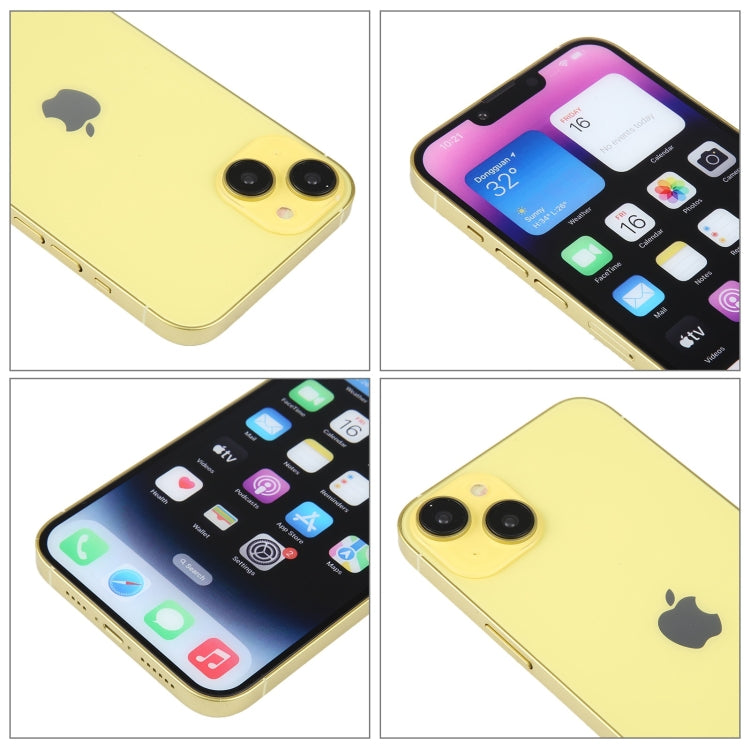 For iPhone 14 Color Screen Non-Working Fake Dummy Display Model(Yellow) - For iPhone & iPad by PMC Jewellery | Online Shopping South Africa | PMC Jewellery