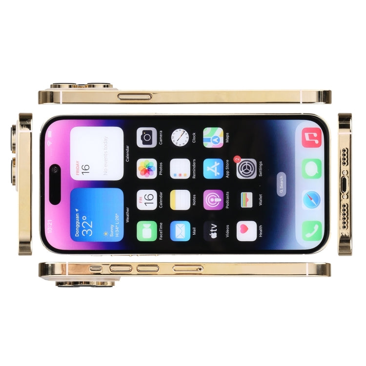 For iPhone 14 Pro Color Screen Non-Working Fake Dummy Display Model (Gold) - For iPhone & iPad by PMC Jewellery | Online Shopping South Africa | PMC Jewellery