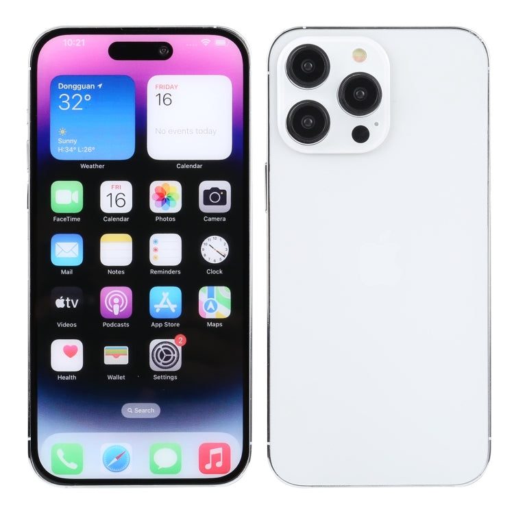 For iPhone 14 Pro Color Screen Non-Working Fake Dummy Display Model (Silver) - For iPhone & iPad by PMC TechLife | Online Shopping South Africa | PMC TechLife