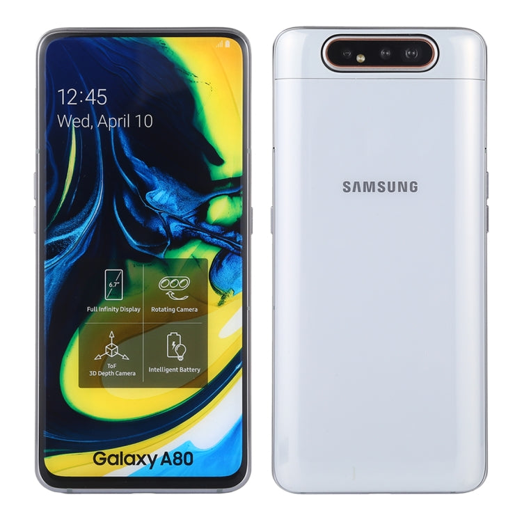 For Galaxy A80 Original Color Screen Non-Working Fake Dummy Display Model (White) - For Galaxy by PMC Jewellery | Online Shopping South Africa | PMC Jewellery | Buy Now Pay Later Mobicred