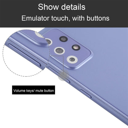 For Samsung Galaxy A72 5G Color Screen Non-Working Fake Dummy Display Model (Purple) - For Galaxy by PMC Jewellery | Online Shopping South Africa | PMC Jewellery | Buy Now Pay Later Mobicred