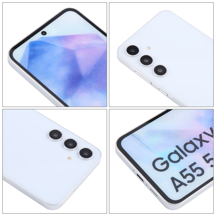 For Samsung Galaxy A55 5G Color Screen Non-Working Fake Dummy Display Model (White) - For Galaxy by PMC Jewellery | Online Shopping South Africa | PMC Jewellery | Buy Now Pay Later Mobicred