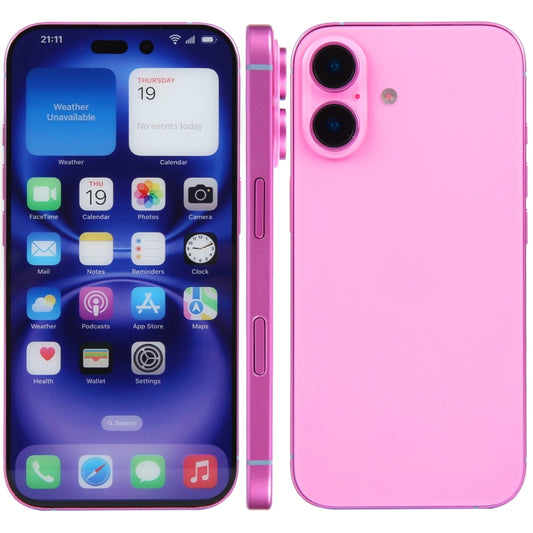 For iPhone 16 Color Screen Non-Working Fake Dummy Display Model (Pink) - For iPhone & iPad by PMC Jewellery | Online Shopping South Africa | PMC Jewellery | Buy Now Pay Later Mobicred