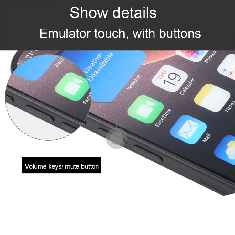 For iPhone 16 Pro Color Screen Non-Working Fake Dummy Display Model (Black) - For iPhone & iPad by PMC Jewellery | Online Shopping South Africa | PMC Jewellery | Buy Now Pay Later Mobicred