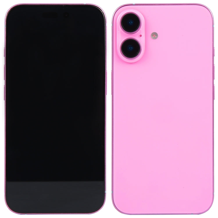 For iPhone 16 Black Screen Non-Working Fake Dummy Display Model (Pink) - For iPhone & iPad by PMC Jewellery | Online Shopping South Africa | PMC Jewellery | Buy Now Pay Later Mobicred