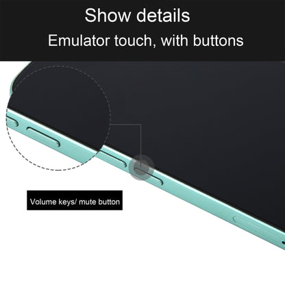 For iPhone 16 Black Screen Non-Working Fake Dummy Display Model (Teal) - For iPhone & iPad by PMC Jewellery | Online Shopping South Africa | PMC Jewellery | Buy Now Pay Later Mobicred