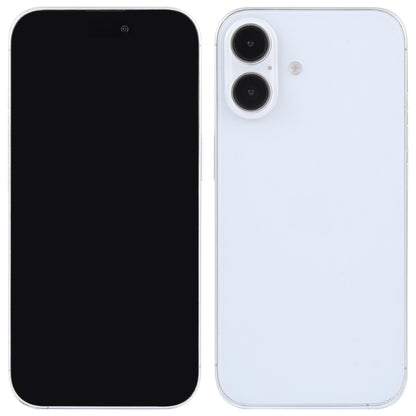 For iPhone 16 Black Screen Non-Working Fake Dummy Display Model (White) - For iPhone & iPad by PMC Jewellery | Online Shopping South Africa | PMC Jewellery | Buy Now Pay Later Mobicred