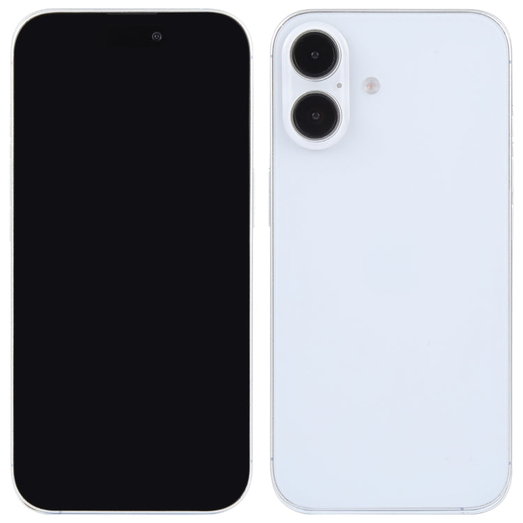 For iPhone 16 Plus Black Screen Non-Working Fake Dummy Display Model (White) - For iPhone & iPad by PMC Jewellery | Online Shopping South Africa | PMC Jewellery | Buy Now Pay Later Mobicred