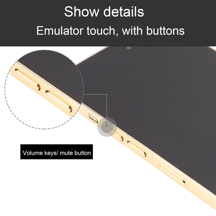 For iPhone 14 Pro Black Screen Non-Working Fake Dummy Display Model (Gold) - For iPhone & iPad by PMC Jewellery | Online Shopping South Africa | PMC Jewellery