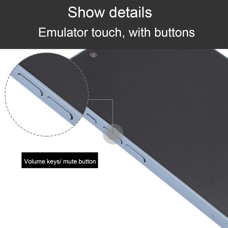 For iPhone 14 Plus Black Screen Non-Working Fake Dummy Display Model(Blue) - free shipping - PMC Jewellery - Order now!