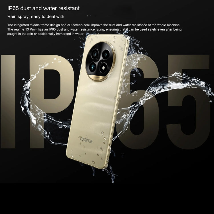 Realme 13 Pro+, 12GB+512GB, Screen Fingerprint Identification, 6.7 inch Realme UI 5.0 Snapdragon 7s Gen 2 Octa Core, NFC, Network: 5G (Gold) - OPPO by Realme | Online Shopping South Africa | PMC Jewellery | Buy Now Pay Later Mobicred