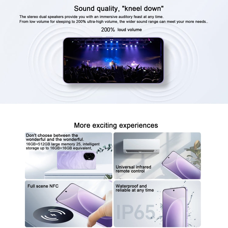 Honor 300, 16GB+512GB, Screen Fingerprint, 6.7 inch MagicOS 9.0 / Android 15 Snapdragon 7 Gen 3 Octa Core, Network: 5G, NFC, OTG, Support Google Play (White) - free shipping - PMc TechLife - Order now!