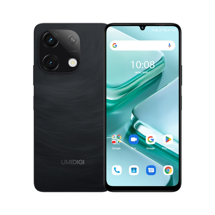 UMIDIGI G9T, 4GB+128GB, Face ID & Side Fingerprint Identification, 6.75 inch Android 14 UNISOC T606 Octa Core, Network: 4G (Galaxy Black) - UMIDIGI by UMIDIGI | Online Shopping South Africa | PMC Jewellery | Buy Now Pay Later Mobicred