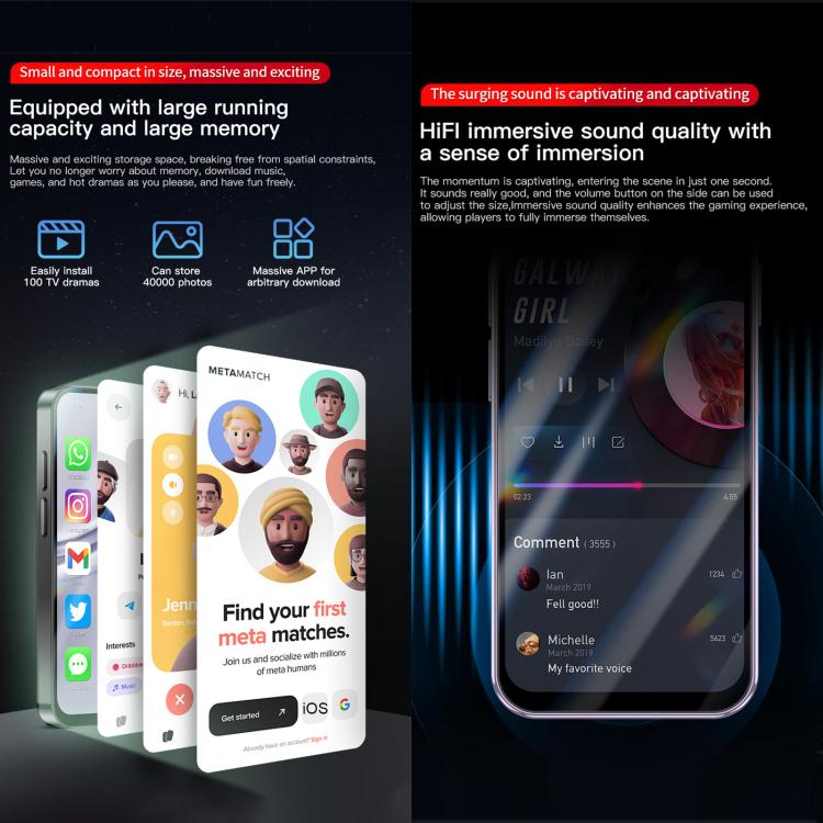 SOYES XS19 Pro, 6GB+128GB, 3.8 inch Android 12.0 MTK6762 Quad Core, Network: 4G, Dual SIM, GPS, OTG, Support Google Play Store (Beige) - free shipping - PMc TechLife - Order now!