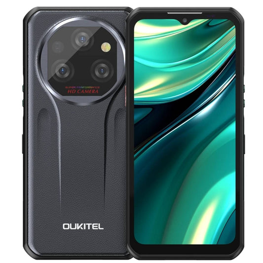 [HK Warehouse] Oukitel WP39 5G Rugged Phone, 6GB+256GB, Night Vision, Fingerprint Identification, 6.6 inch MediaTek Dimensity 6100+ Octa Core, NFC, OTG, Network: 5G (Black) - Other by OUKITEL | Online Shopping South Africa | PMC Jewellery | Buy Now Pay Later Mobicred