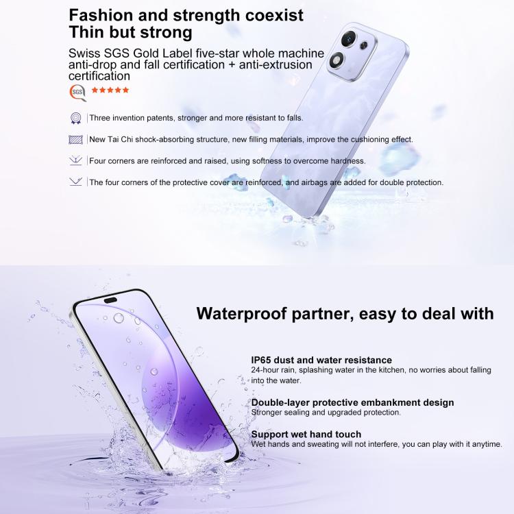Honor X70i, 8GB+256GB, In-screen Fingerprint, 6.7 inch MagicOS 9.0 Android 15.0 Dimensity 7025 Ultra Octa Core, Network: 5G, OTG, NFC (White) - free shipping - PMc TechLife - Order now!