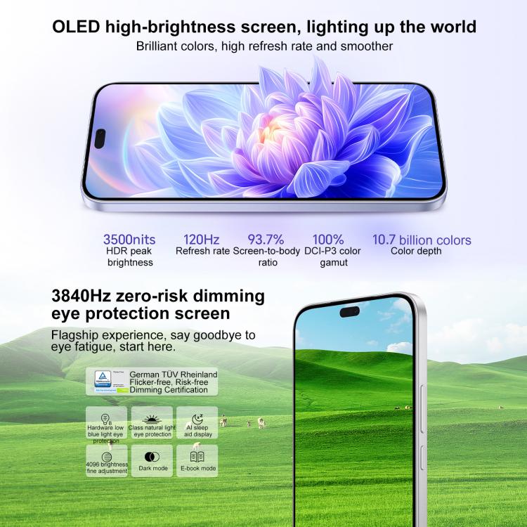 Honor X70i, 12GB+512GB, In-screen Fingerprint, 6.7 inch MagicOS 9.0 Android 15.0 Dimensity 7025 Ultra Octa Core, Network: 5G, OTG, NFC (Purple) - free shipping - PMc TechLife - Order now!