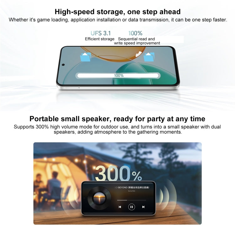 Honor Play9T 5G, 12GB+256GB, 6.77 inch MagicOS 8.0 Qualcomm Snapdragon 4 Gen2 Octa Core up to 2.2GHz, Network: 5G, OTG, Not Support Google Play (White) - free shipping - PMC Jewellery - Order now!