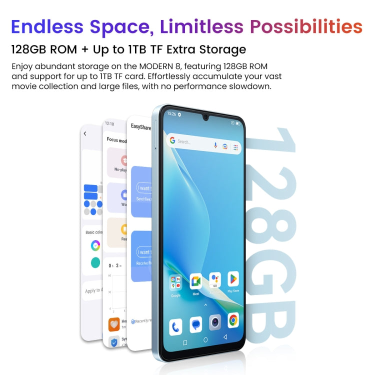 [HK Warehouse] Blackview Oscal MODERN 8, 8GB+128GB, Fingerprint  Identification, 6.75 inch Android 13 Unisoc T616 Octa Core up to 2.2GHz, Network: 4G, OTG(Tarnish) - Blackview by Blackview | Online Shopping South Africa | PMC Jewellery | Buy Now Pay Later Mobicred