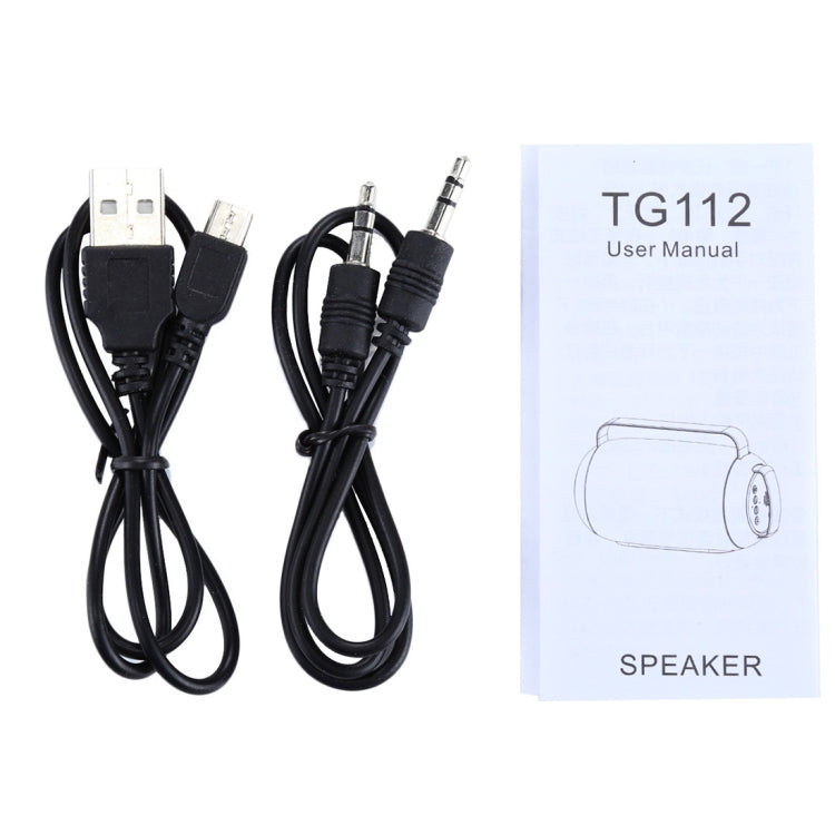 T&G TG112 Portable Bluetooth Speaker, with Mic & FM Radio Function, Support Hands-free & TF Card & U Disk Play - Desktop Speaker by T&G | Online Shopping South Africa | PMC Jewellery | Buy Now Pay Later Mobicred