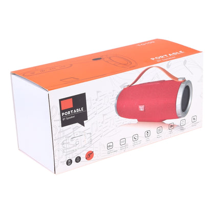 T&G TG109 Portable Wireless Bluetooth V4.2 Stereo Speaker with Handle, Built-in MIC, Support Hands-free Calls & TF Card & AUX IN & FM(Red) - Desktop Speaker by T&G | Online Shopping South Africa | PMC Jewellery | Buy Now Pay Later Mobicred