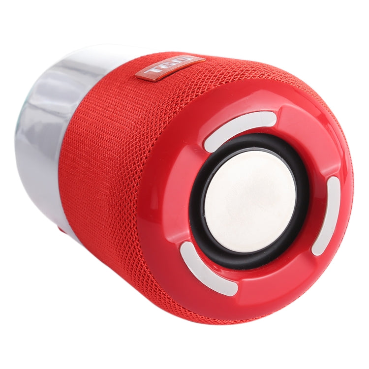 T&G TG168 Portable Wireless Bluetooth V5.0 Stereo Speaker with Handle, Built-in MIC, Support Flashing LED Light & TF Card & U Disk & AUX IN & FM(Red) - Desktop Speaker by T&G | Online Shopping South Africa | PMC Jewellery | Buy Now Pay Later Mobicred