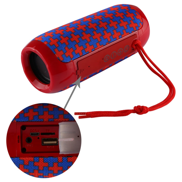 T&G TG117 Portable Bluetooth Stereo Speaker, with Built-in MIC, Support Hands-free Calls & TF Card & AUX IN & FM, Bluetooth Distance: 10m(Red) - Desktop Speaker by T&G | Online Shopping South Africa | PMC Jewellery | Buy Now Pay Later Mobicred