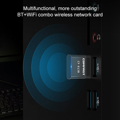 COMFAST CF-813B 650Mbps Dual-band Bluetooth Wifi USB Network Adapter - USB Network Adapter by COMFAST | Online Shopping South Africa | PMC Jewellery | Buy Now Pay Later Mobicred