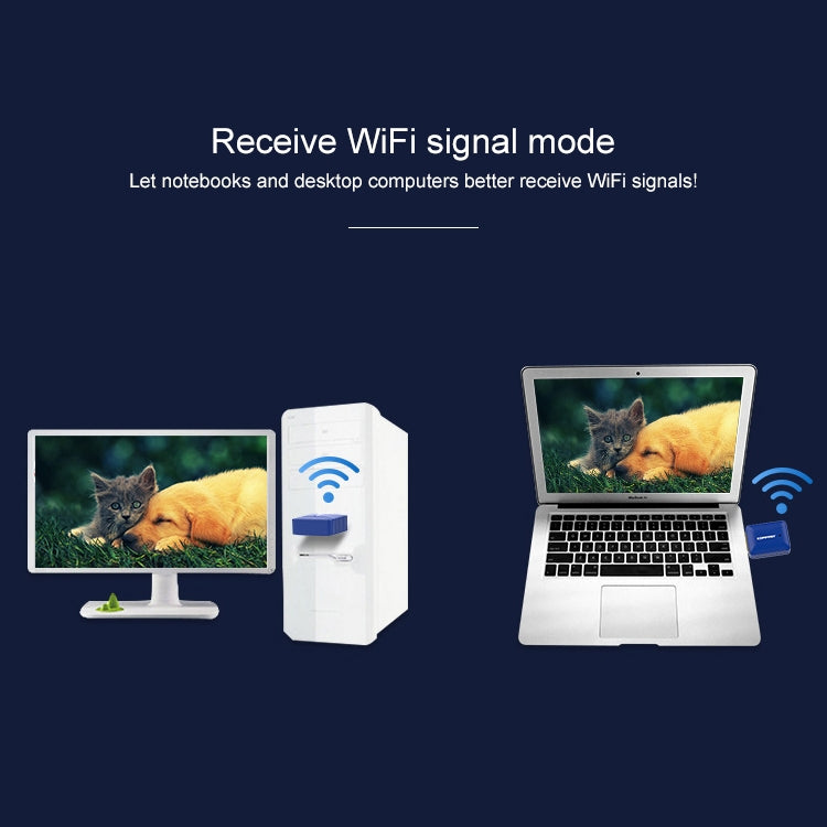 COMFAST CF-726B 650Mbps Dual-band Bluetooth Wifi USB Network Adapter Receiver - USB Network Adapter by COMFAST | Online Shopping South Africa | PMC Jewellery | Buy Now Pay Later Mobicred