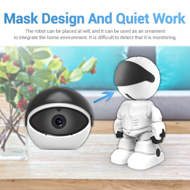 ESCAM PT205 HD 1080P Robot WiFi IP Camera, Support Motion Detection / Night Vision, IR Distance: 10m, EU Plug - Wireless Camera by ESCAM | Online Shopping South Africa | PMC Jewellery